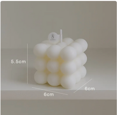 Geometric Rubik's Cube Aromatherapy Candle Ornament