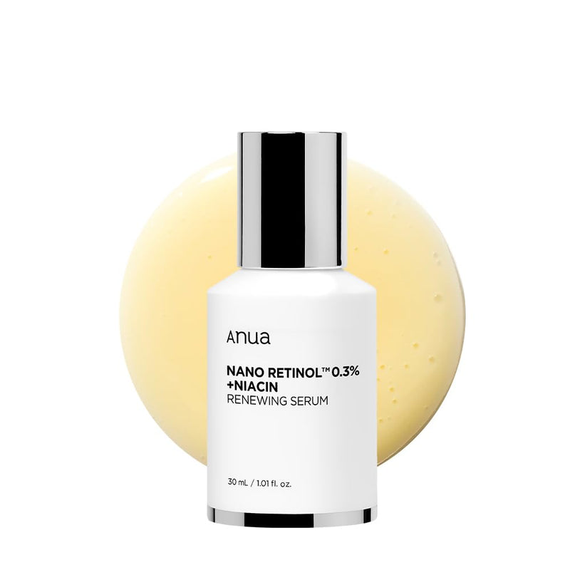 Anua Retinol Serum for Anti-Aging Textured skin | 0.11% Retinol 5% Niacinamide 20+Soothing Ingredients Gentle for Beginner (30ml /1.01 fl.oz.)