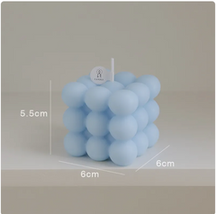 Geometric Rubik's Cube Aromatherapy Candle Ornament