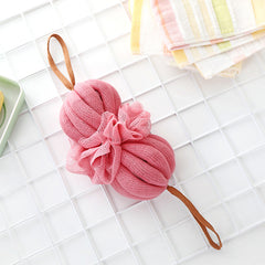 Large Japanese Bath Towel and Exfoliating Bath Ball