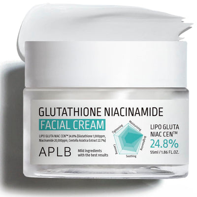 APLB Advanced Hydration Niacinamide Cream | LIPO GLUTA NIAC 24.8% 1.86 FL.OZ