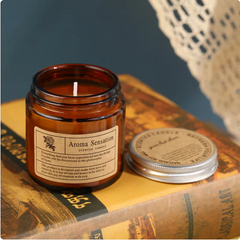 Smokeless Brown Aromatherapy Candle