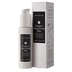 Naturium Vitamin C Super Serum Plus Smoothing Face Care plus Retinol Hyaluronic Acid Niacinamide & Salicylic Acid 1 oz